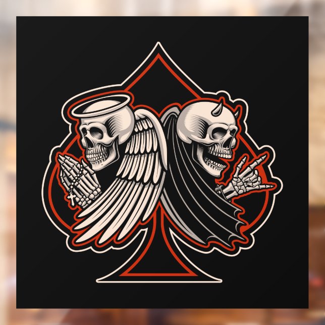 Motorcycle Shop Angel n Devil Ace of Spades  (Sheet 2)