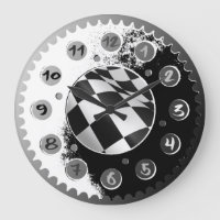 MOTORCYCLE SPROCKET WALL CLOCKS.
