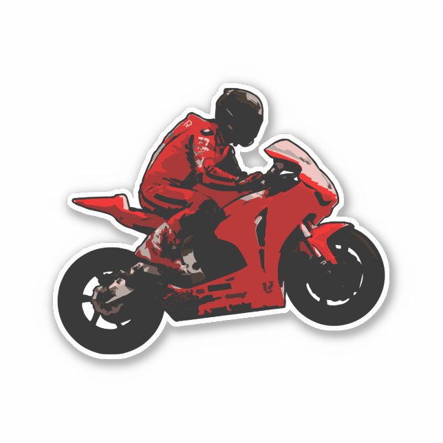 Motorcycle Sticker (Front)