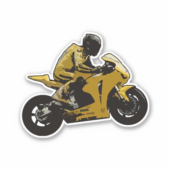 Motorcycle Sticker (Front)