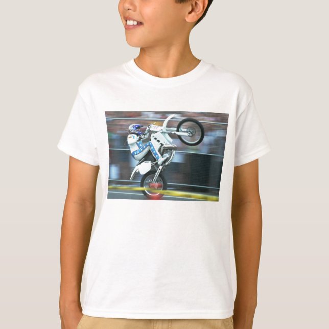 Motorcycle Stunts T-Shirt (Front)