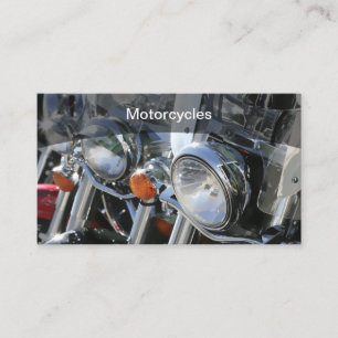 Motorcycle Theme Modern Mechanic Business Cards