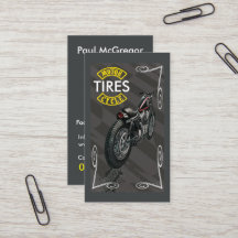 Motorcycle Tires Business Card