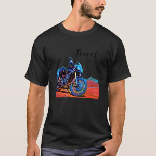Motorcycle Travel Adventure Bike T-Shirt