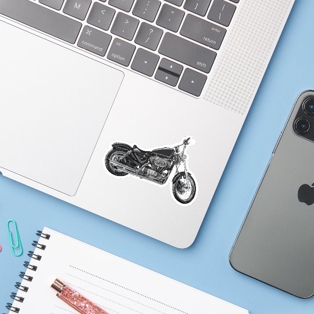 Motorcycle V (Laptop w/ iPhone)