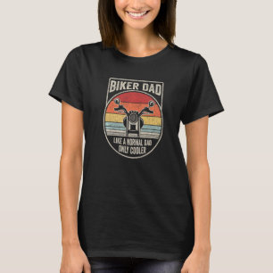 Motorcycle Vintage Retro Biker Dad Gift Motorcycle T-Shirt
