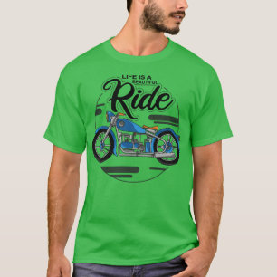 Motorcycle with Automatic T-Shirt