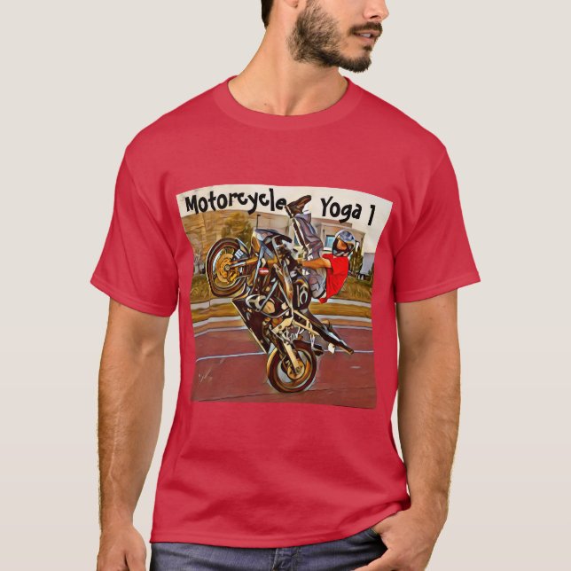 Motorcycle Yoga T-Shirt (Front)