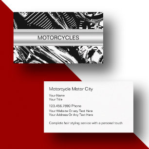 Motorcycles Business Cards