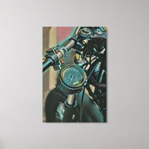 Motorcycles gift canvas print