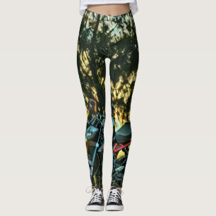 Motorcycles gift leggings