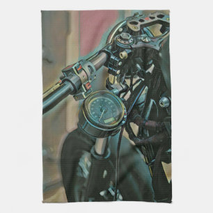 Motorcycles gift tea towel