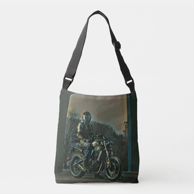 Motorcycles gifts crossbody bag (Front)