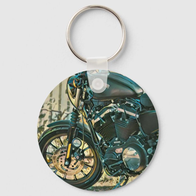 Motorcycles gifts key ring (Front)