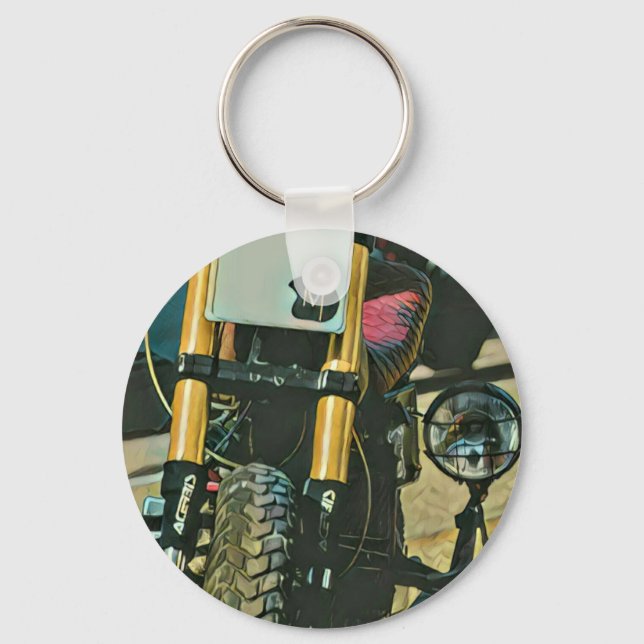 Motorcycles gifts key ring (Front)