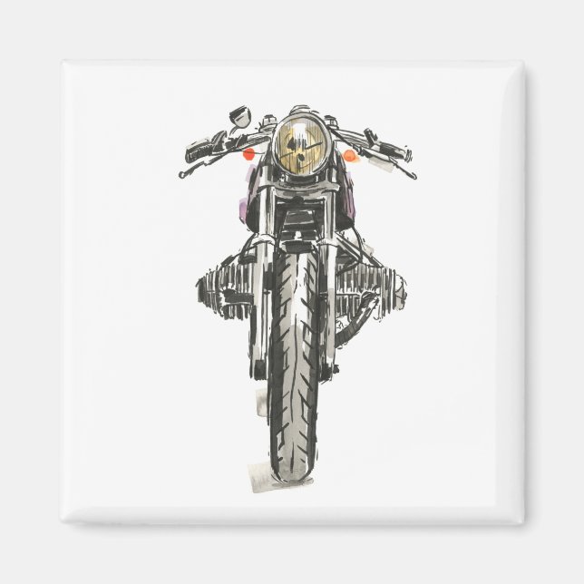 Motorcycles in Ink II Magnet (Front)