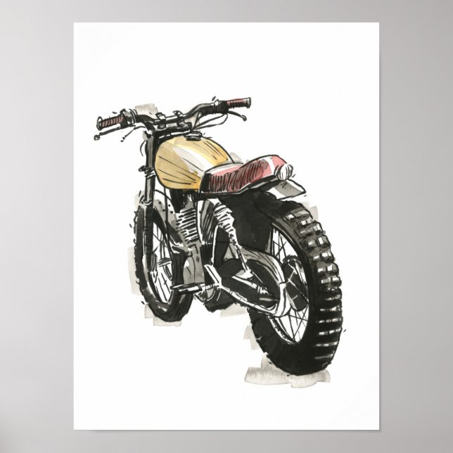 Motorcycles in Ink III Poster (Front)