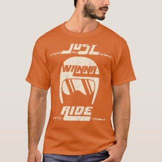 Motorcycling Helmet Vintage Biker Motorcyclist T-Shirt