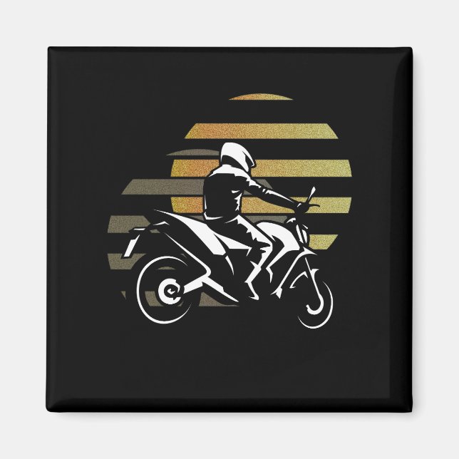 Motorcyclist Magnet (Front)