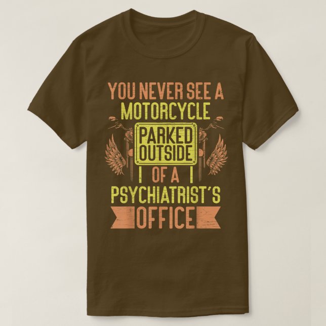 Motorcyclist Motorcycle Biker  T-Shirt (Design Front)