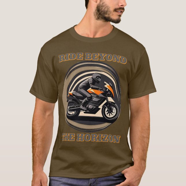 Motorcyclist Riding T-Shirt (Front)