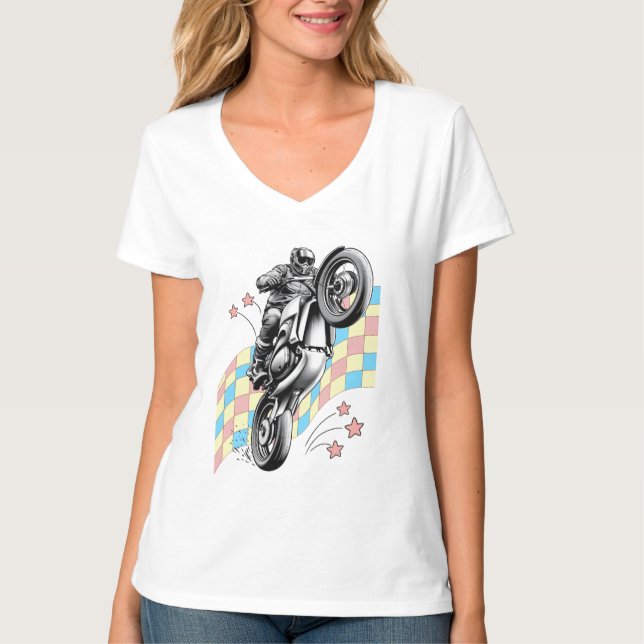 motorcyclist T-Shirt (Front)