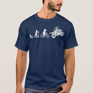 Motorcyclists, funny biker design, evolution motor T-Shirt
