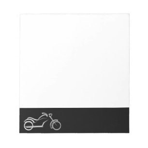 motorcyle motorbike bike biker notepad