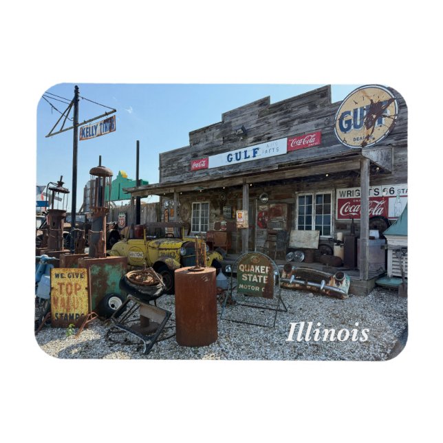 MotorHeads Bar & Grill, Museum Magnet (Horizontal)