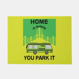 Motorhome Camping   Camping Motorhomes   RV Mug Me Doormat