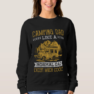 Motorhome Camping Retro Family Caravan Rv Trailer Sweatshirt