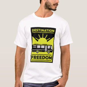 Motorhome Camping RV Freedom  T-Shirt