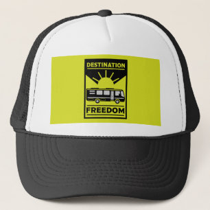 Motorhome Camping RV Freedom Trucker Hat