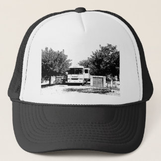 Motorhome in RV Park Trucker Hat