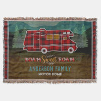 Motorhome RV Camper Travel Van Rustic Personalised