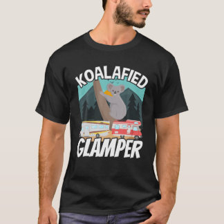 Motorhome RV Camping Camper Koalafied Glamper T-Shirt