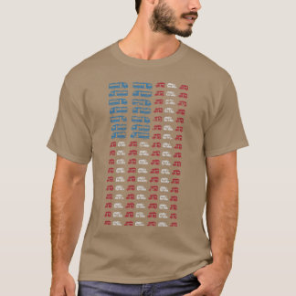 Motorhome RV Camping July 4th American Flag Gift f T-Shirt
