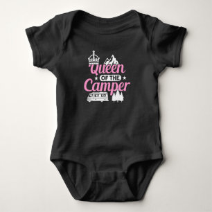 Motorhome RV Camping Queen Of The Camper Baby Bodysuit
