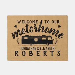 Motorhome RV Travel Van Rustic Farmhouse Custom Doormat