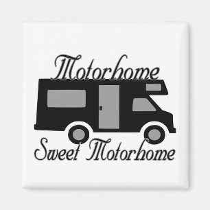 Motorhome Sweet Motorhome RV Magnet