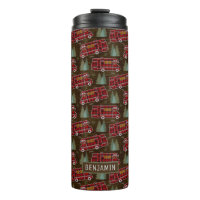 Motorhome Van RV Camper Rustic Pine Pattern | Name