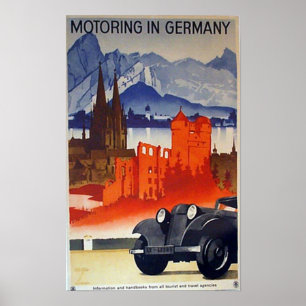 Motoring in Germany Poster