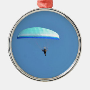 Motorised Paraglider Metal Tree Decoration