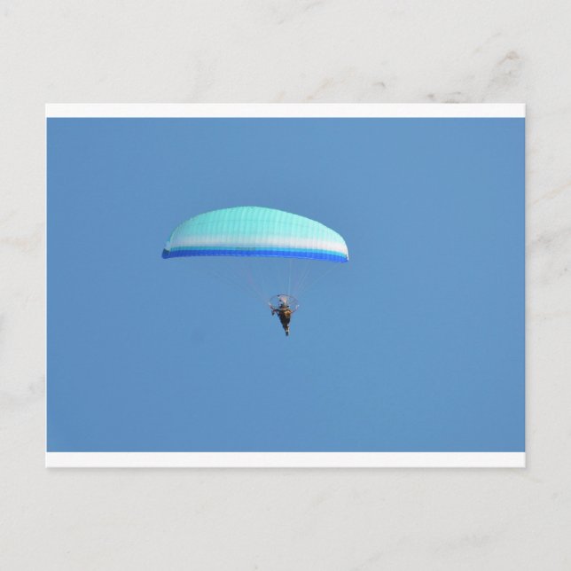 Motorised Paraglider Postcard (Front)