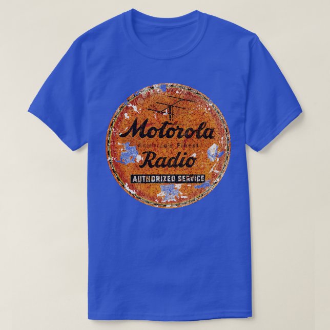 Motorola Vintage Radio T-Shirt (Design Front)