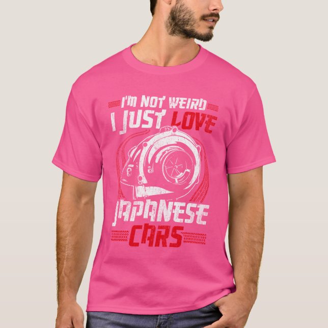 Motorsport Caruning Japanese Domestic Market vinta T-Shirt (Front)