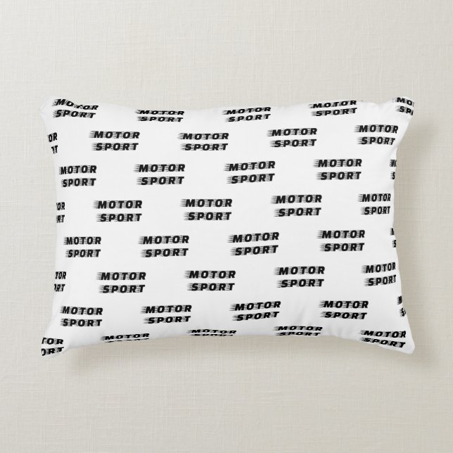 Motorsport Decorative Cushion (Front)
