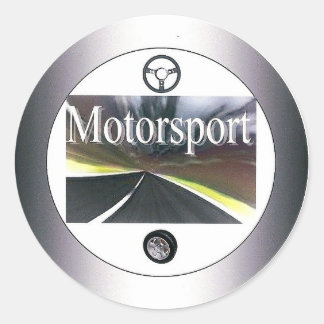 Motorsport - sticker round