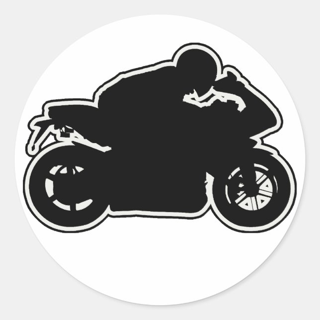MotoVlog Plain Sticker (Front)