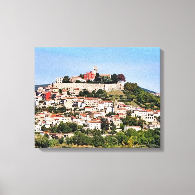 Motovun Croatia Canvas Print (Front)